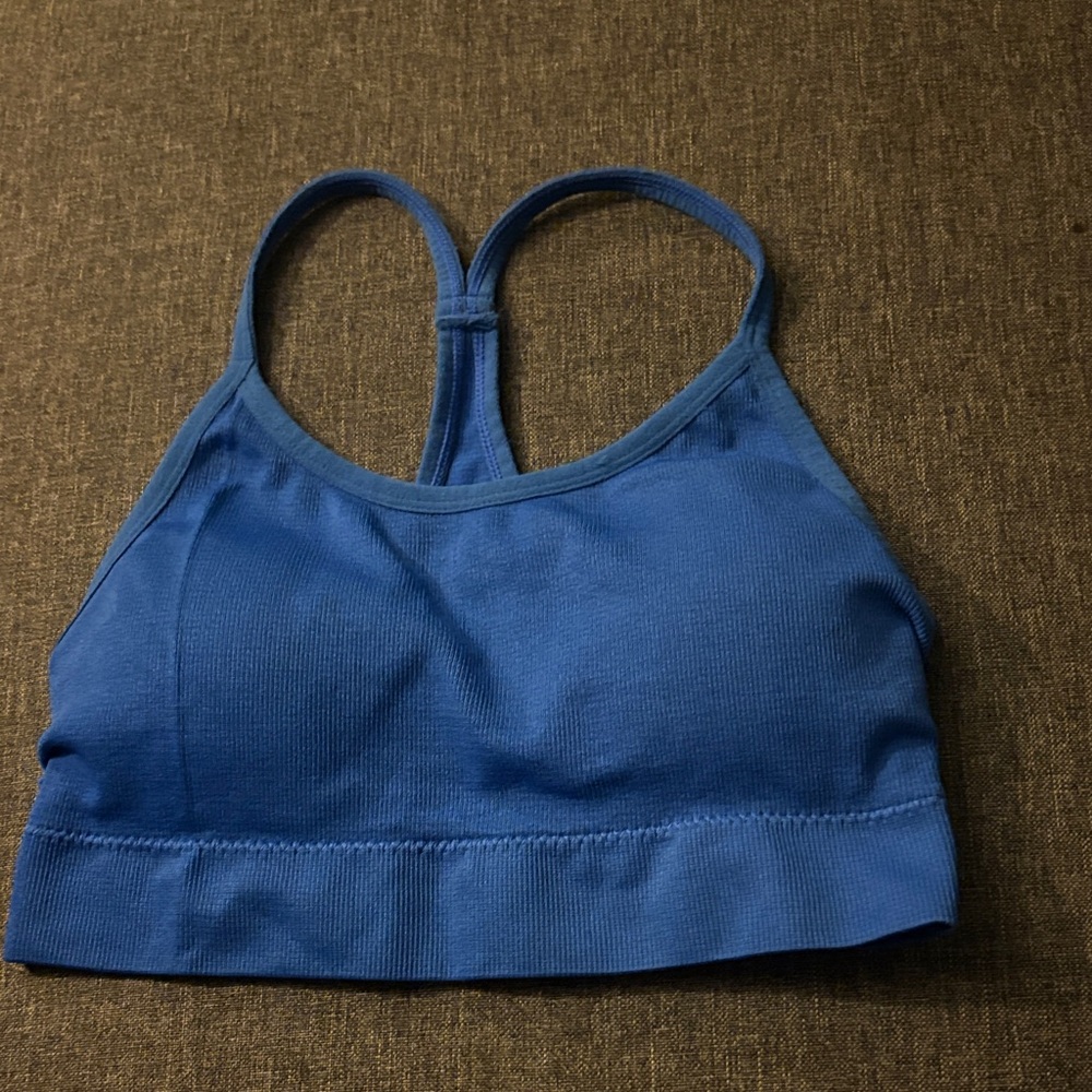 Blue Sports Bra
